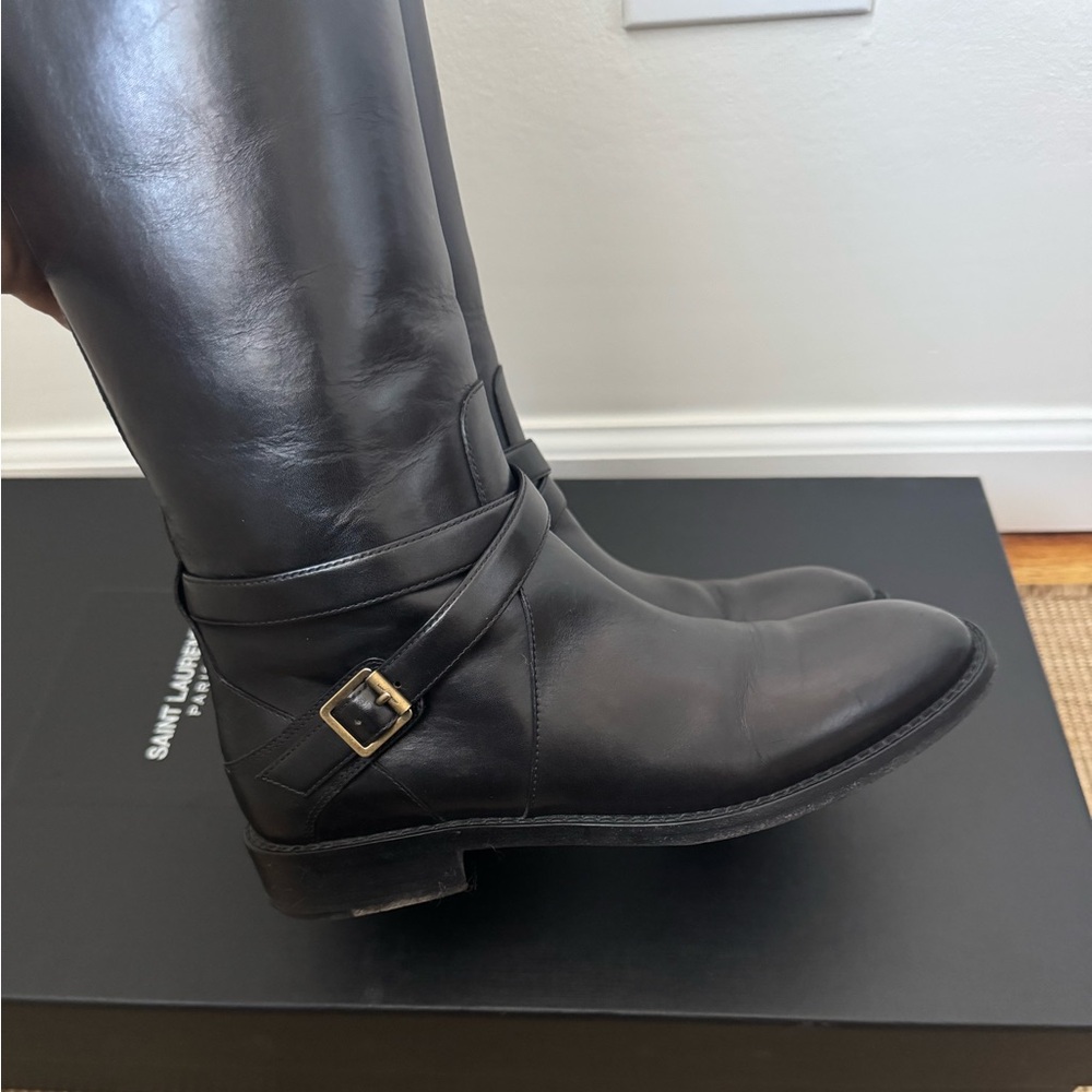 Saint Laurent Cavaliere Riding Boots - Picture 6 of 13